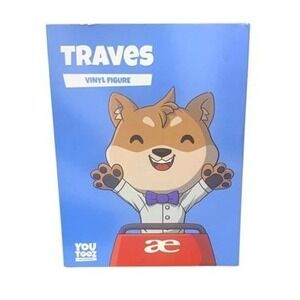 Youtooz Traves Vinyl Figure Shiba Inu Roller Coaster YouTube Collectible New